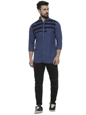 blue checkered casual shirt - 16717666 - Standard Image - 4