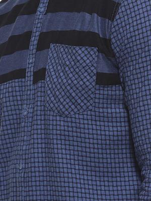 blue checkered casual shirt - 16717666 - Standard Image - 5