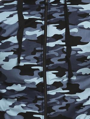 light blue camouflage printed casual jacket - 16717667 - Standard Image - 5