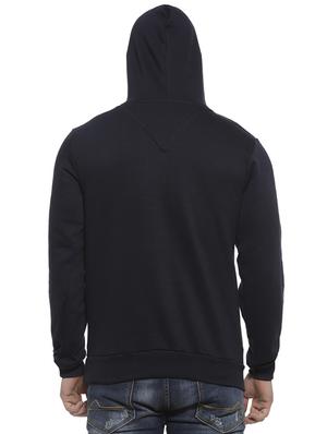 navy blue chest printed sweatshirt - 16717669 - Standard Image - 3