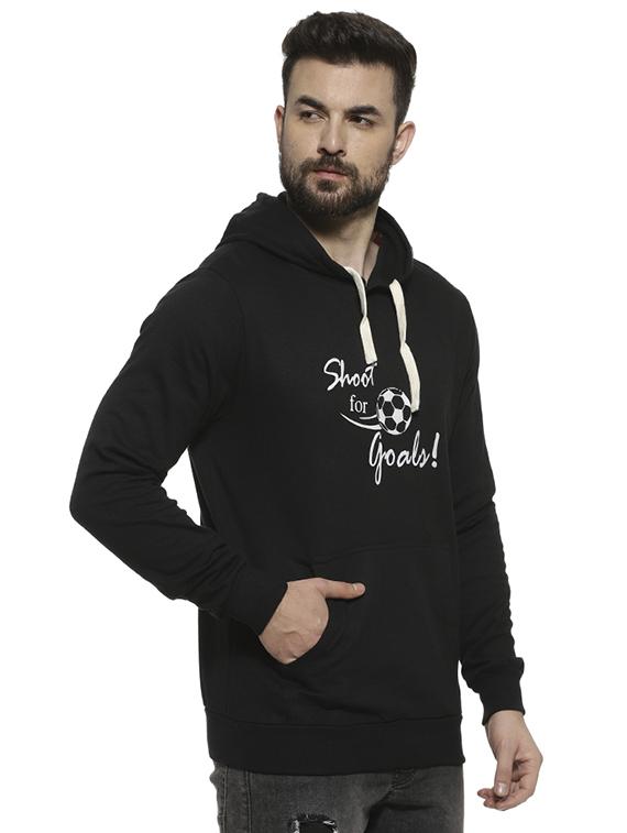 black chest printed sweatshirt - 16717670 - Zoom Image - 2
