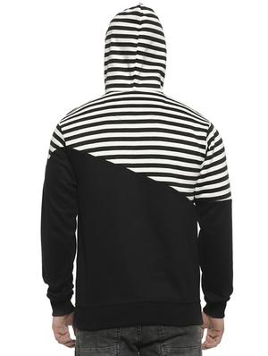 black striped hooded sweatshirt - 16717673 - Standard Image - 3