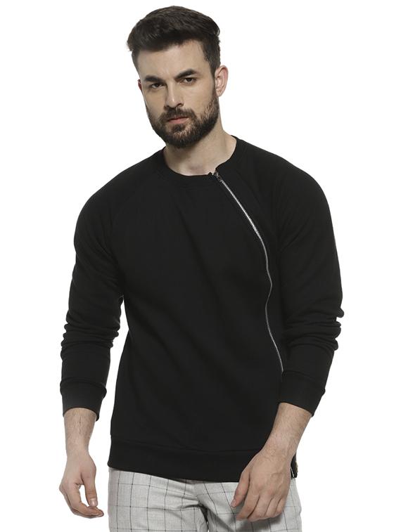 black solid sweatshirt - 16717675 - Zoom Image - 1