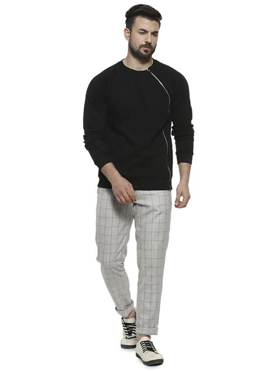 black solid sweatshirt - 16717675 - Zoom Image - 4