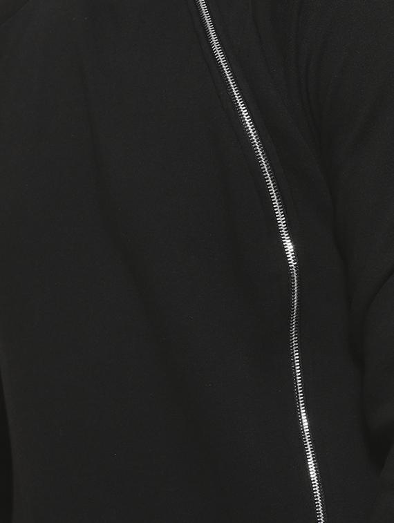 black solid sweatshirt - 16717675 - Zoom Image - 5