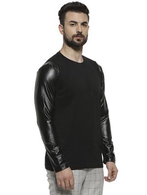 black solid t-shirt - 16717718 - Standard Image - 2