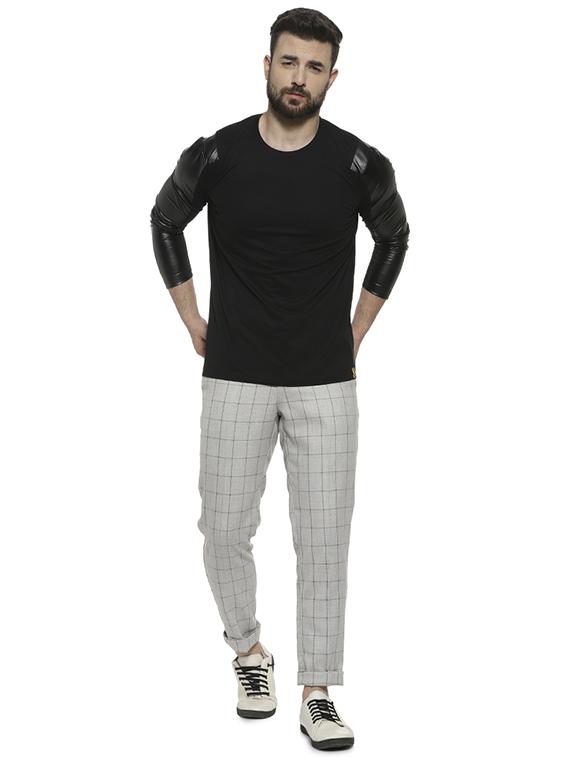 black solid t-shirt - 16717718 - Zoom Image - 4