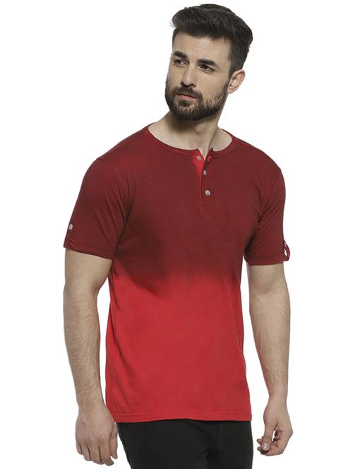 red ombre t-shirt - 16717724 - Standard Image - 1
