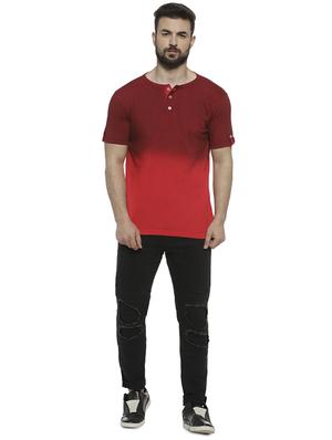 red ombre t-shirt - 16717724 - Standard Image - 4