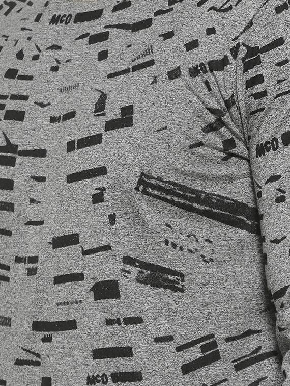 grey front printed t-shirt - 16717728 - Zoom Image - 5