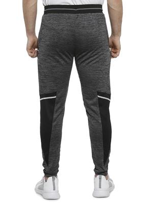 grey color block full length track pant - 16717730 - Standard Image - 3