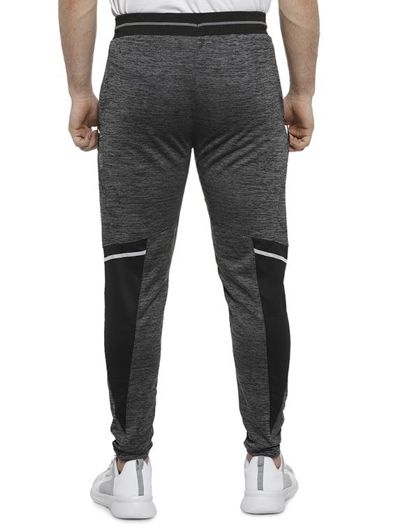 grey color block full length track pant - 16717730 - Zoom Image - 3