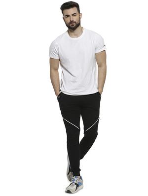 black solid joggers - 16717731 - Standard Image - 4