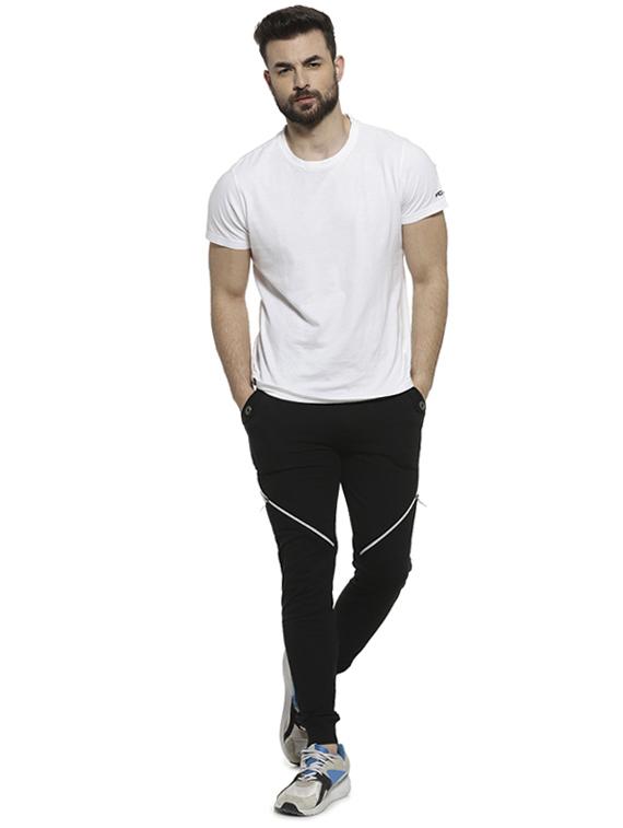 black solid joggers - 16717731 - Zoom Image - 4