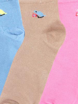 multi colored cotton socks - 16717768 - Standard Image - 3