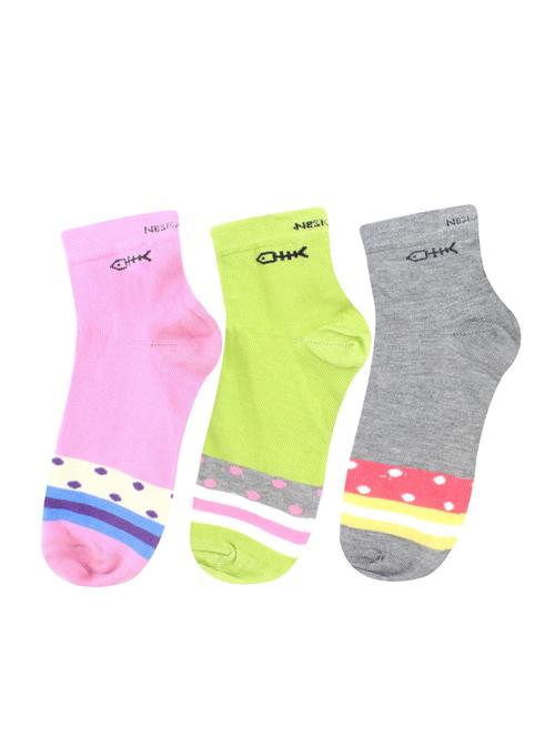 multi colored cotton socks - 16717771 - Standard Image - 1