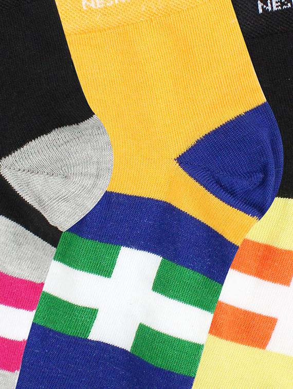 multi colored cotton socks - 16717775 - Zoom Image - 3