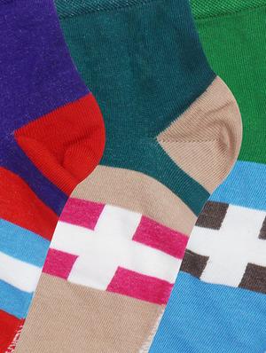 multi colored cotton socks - 16717819 - Standard Image - 3