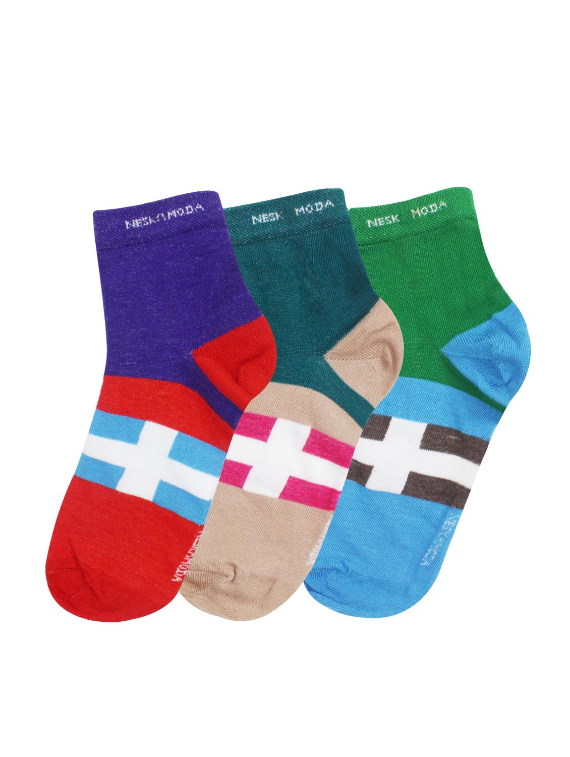 multi colored cotton socks - 16717819 - Zoom Image - 1
