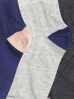 multi colored cotton socks - 16717825 - Standard Image - 3