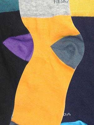 multi colored cotton socks - 16717826 - Standard Image - 3