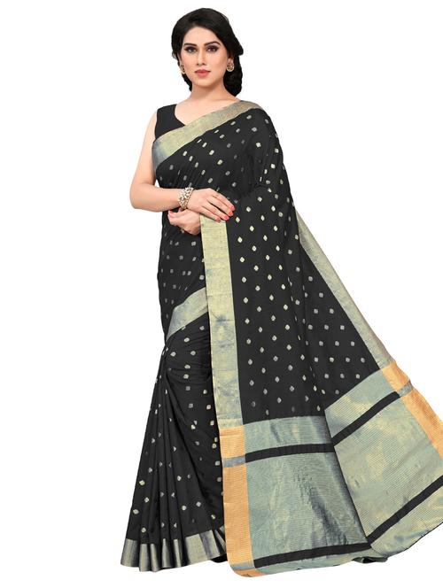 zari work banarasi saree with blouse - 16717930 - Very Small Image - 1