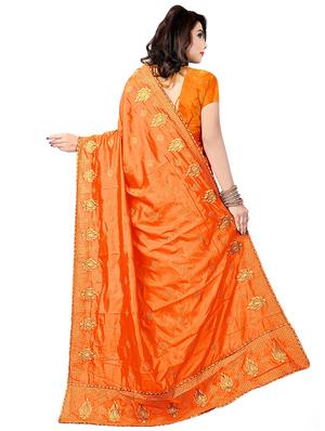 self design embroidered saree with blouse - 16718102 - Standard Image - 2
