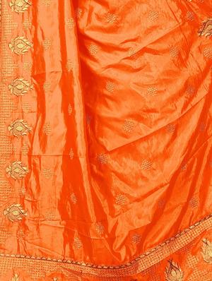 self design embroidered saree with blouse - 16718102 - Standard Image - 4