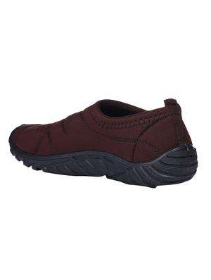 brown fabric slipons - 16718163 - Standard Image - 3