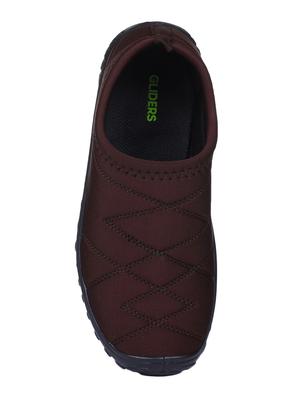 brown fabric slipons - 16718163 - Standard Image - 4