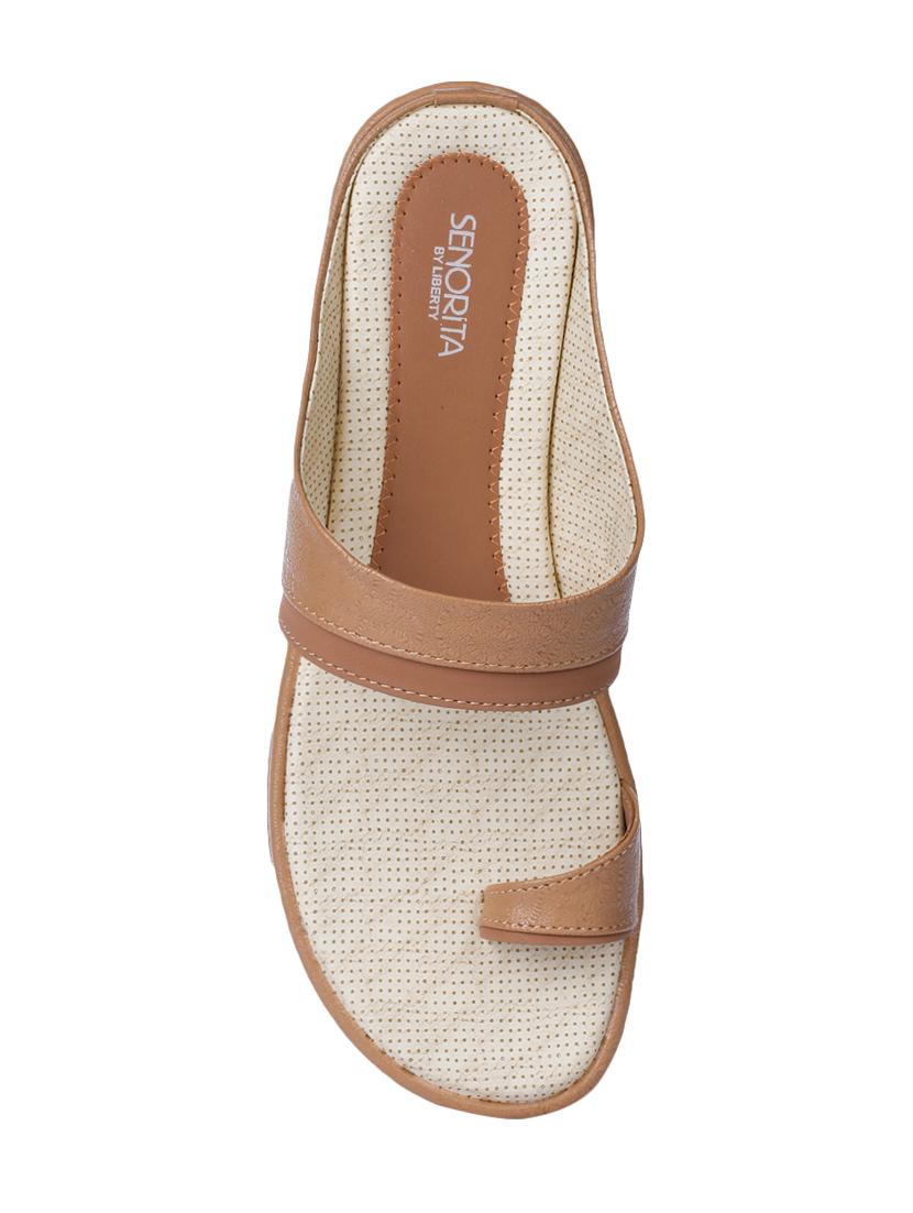 beige one toe sandals - 16718170 - Zoom Image - 4