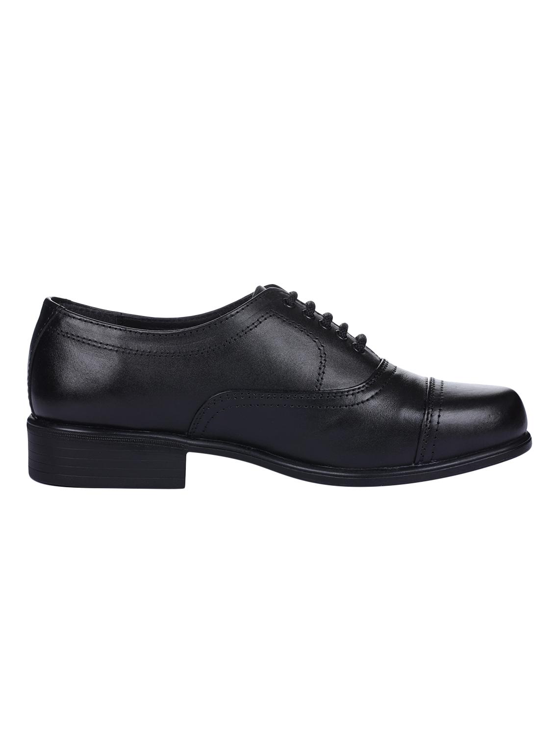 black leather lace-up oxfords - 16718213 - Zoom Image - 2