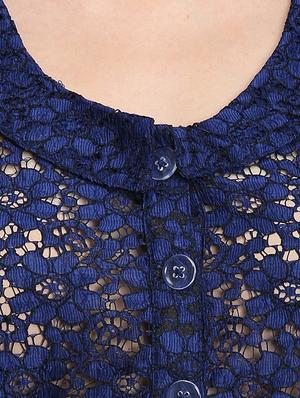 tie front laced shirt - 16718556 - Standard Image - 5