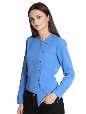long sleeved asymmetric shirt - 16718557 - Standard Image - 2