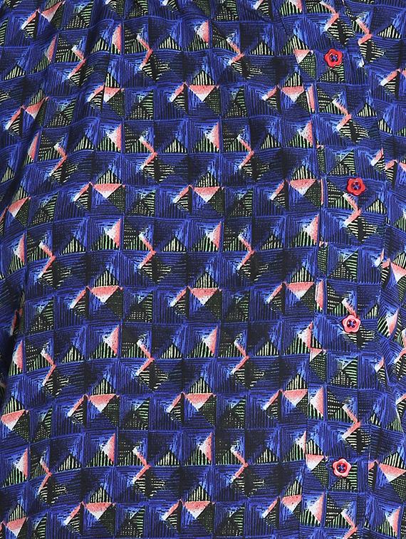 mandarin neck asymmetric shirt - 16718558 - Zoom Image - 5