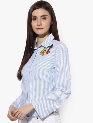 long sleeved striped shirt - 16718559 - Standard Image - 2