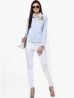 long sleeved striped shirt - 16718559 - Standard Image - 4