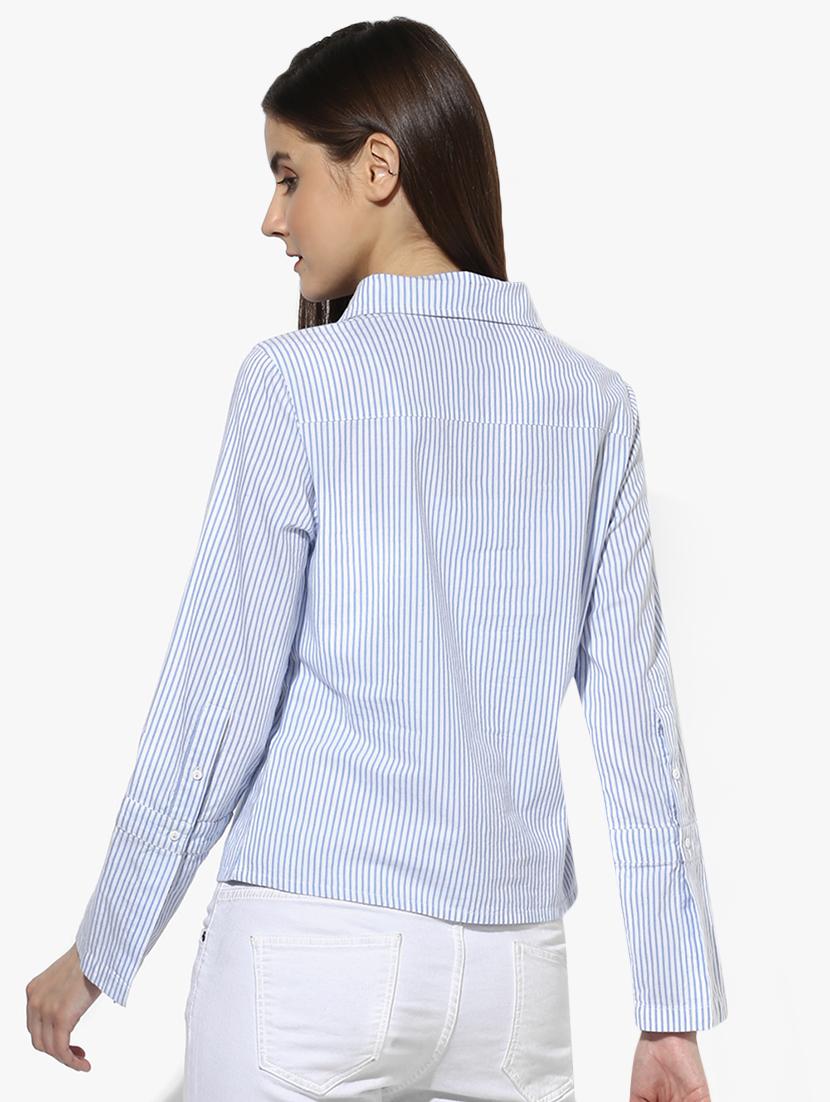 long sleeved striped shirt - 16718559 - Zoom Image - 3