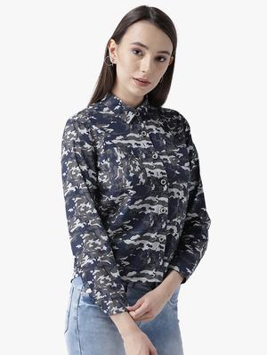 long sleeved camouflage shirt - 16718563 - Standard Image - 2