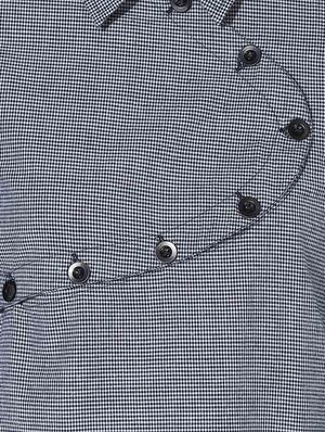 shirt collar checkered top - 16718575 - Standard Image - 5