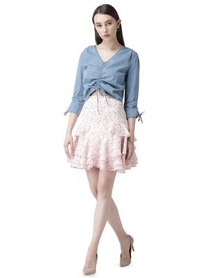 tie knot detail ruched top - 16718581 - Standard Image - 4