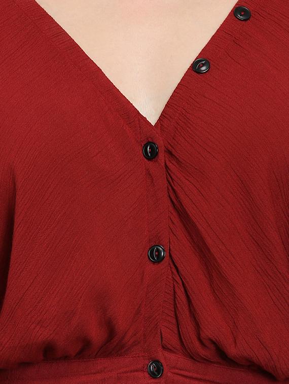kimono sleeved peplum top - 16718582 - Zoom Image - 5