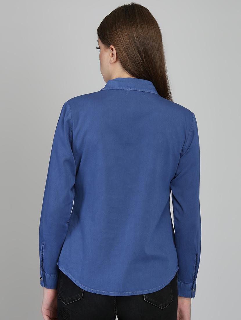 long sleeved lace up detail shirt - 16718585 - Zoom Image - 3
