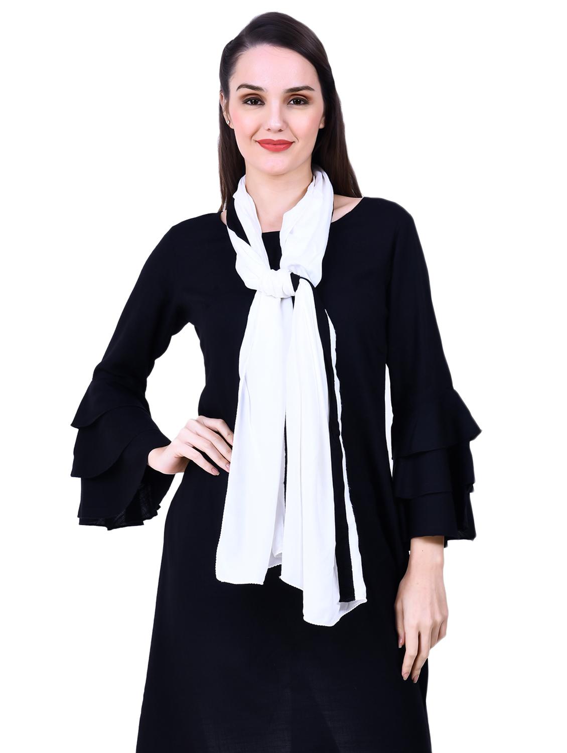 white linen stole - 16718591 - Zoom Image - 3