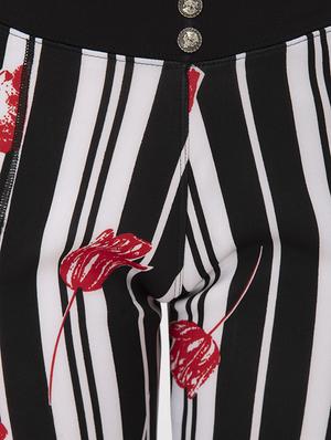high rise striped trouser - 16718672 - Standard Image - 5