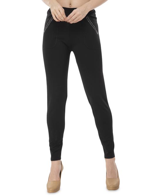 high rise embellished detail jeggings - 16718674 - Standard Image - 1