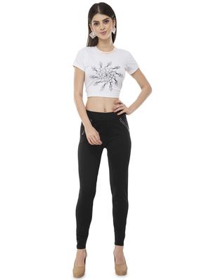 high rise embellished detail jeggings - 16718674 - Standard Image - 4