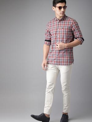 red checkered casual shirt - 16718708 - Standard Image - 4