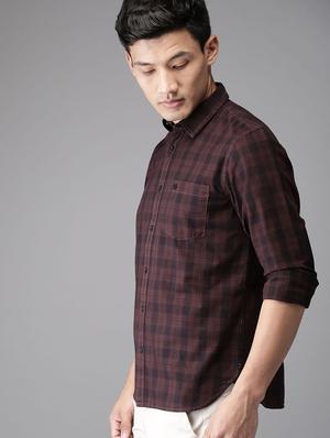 red checkered casual shirt - 16718717 - Standard Image - 2