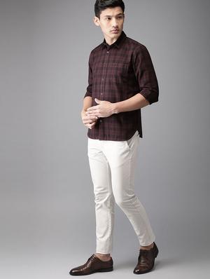 red checkered casual shirt - 16718717 - Standard Image - 4